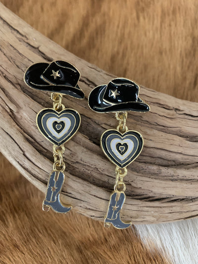 Cowboy’s Sweetheart Earrings